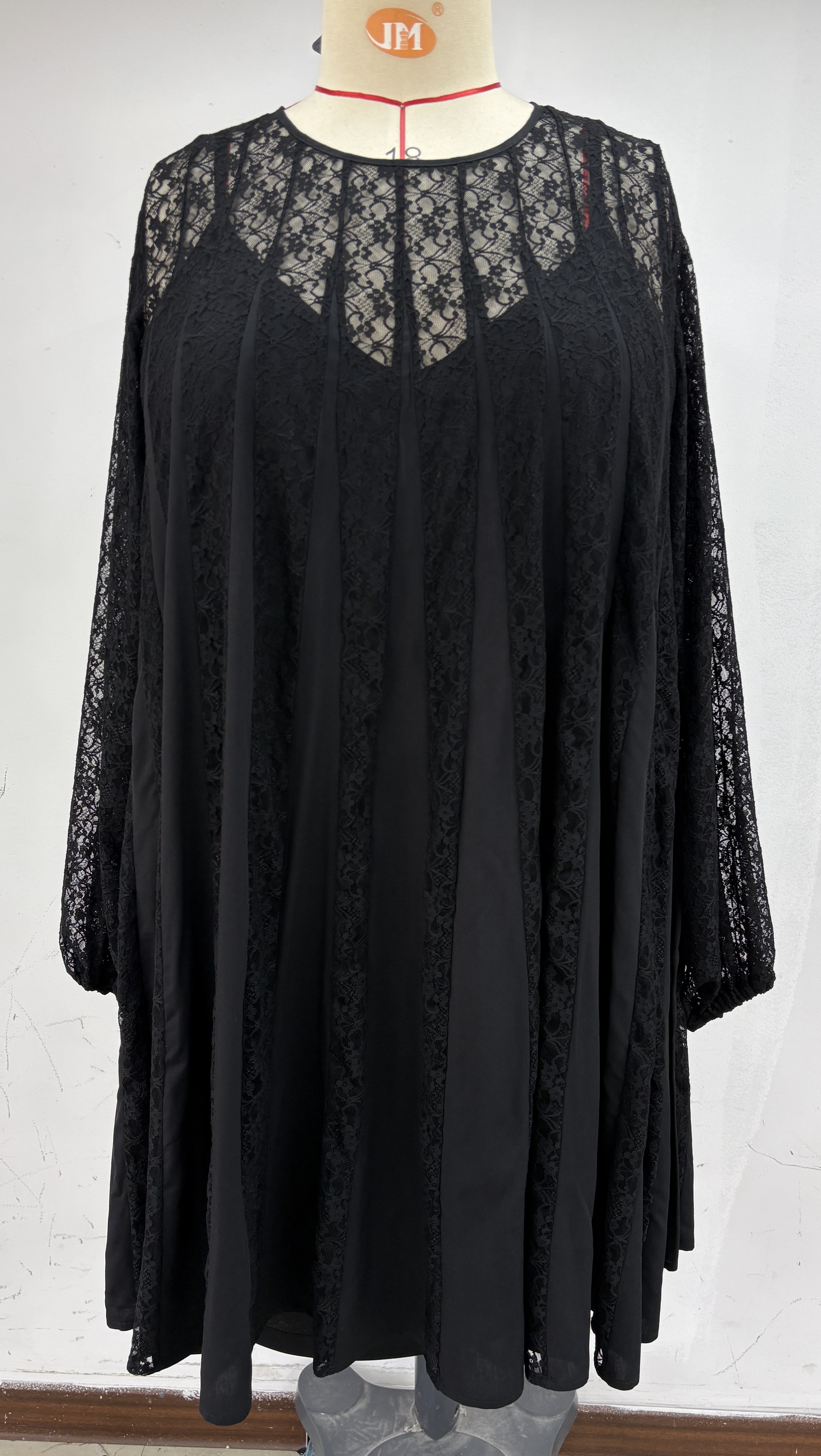 Black lace dress