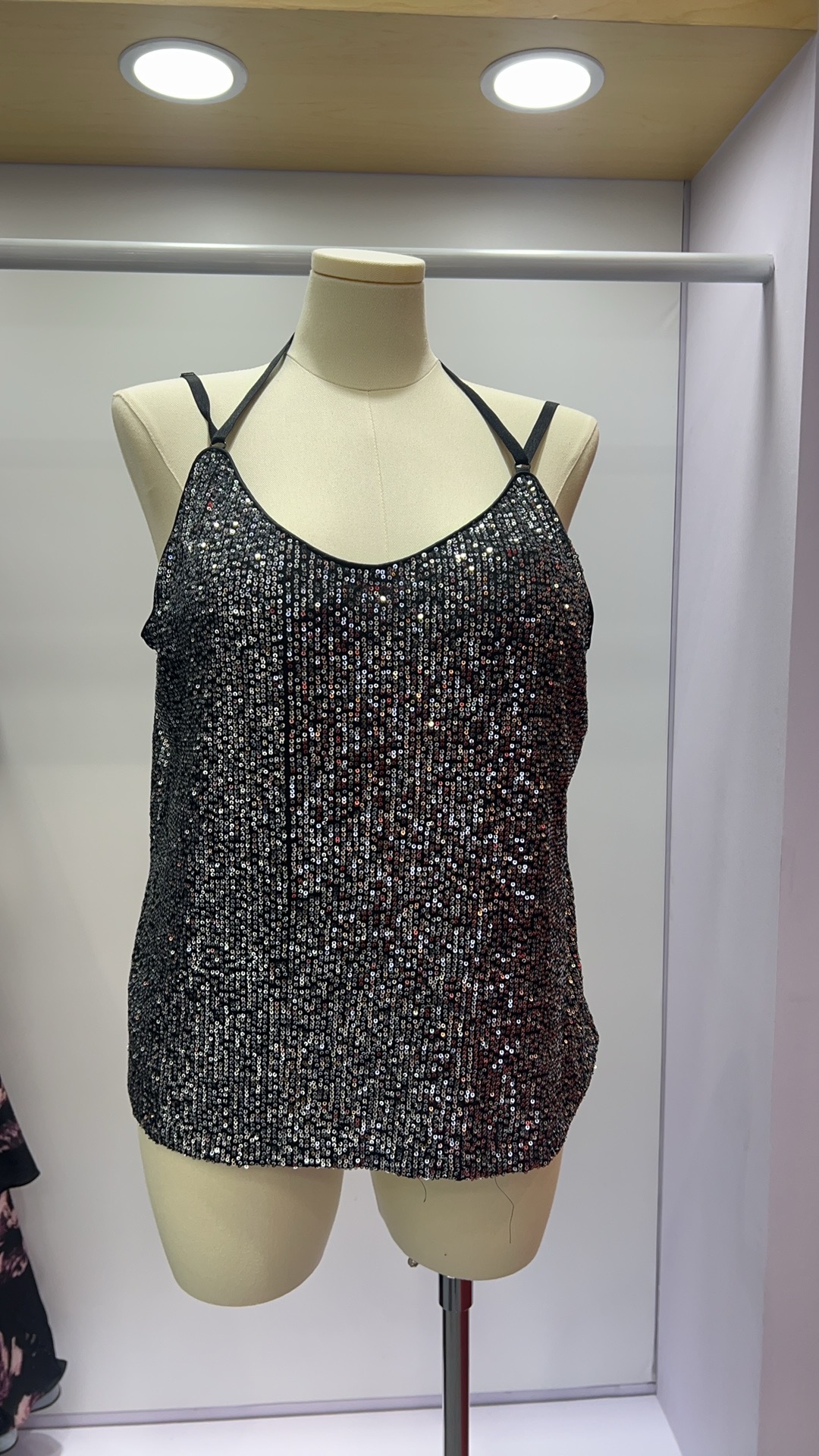 Sequin cami