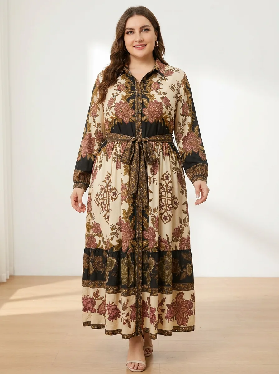 Sadie Maxi Shirt Dress — view 2