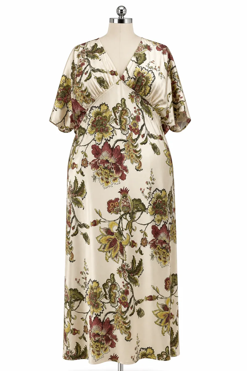 Digital Print Maxi Dress — view 1