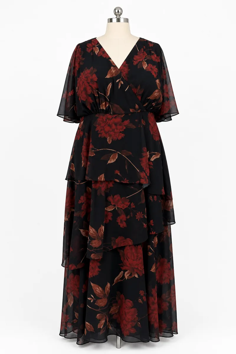 Print On Light Maxi Dress — view 1