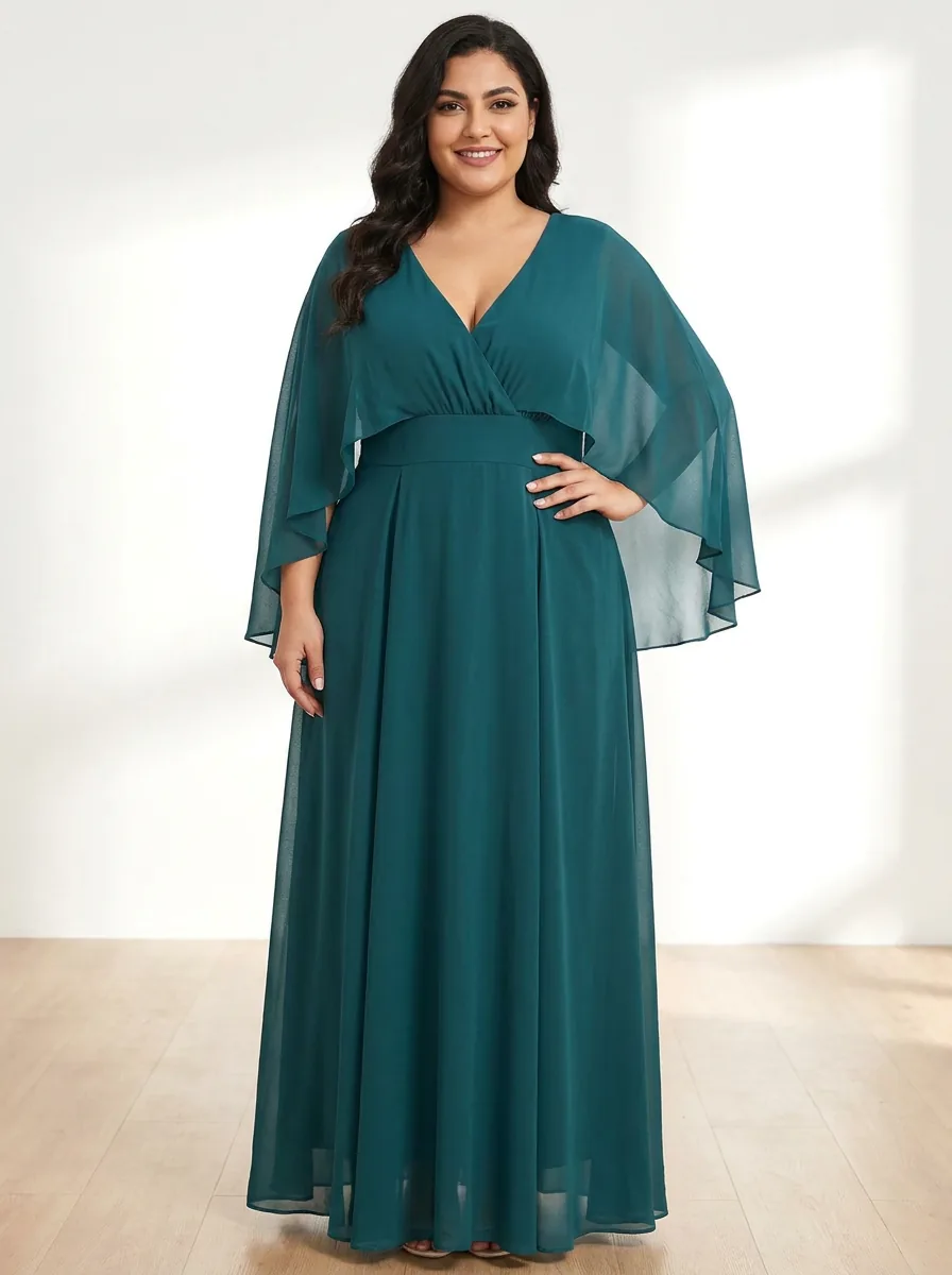 Chiffon Print Maxi Dress — view 2