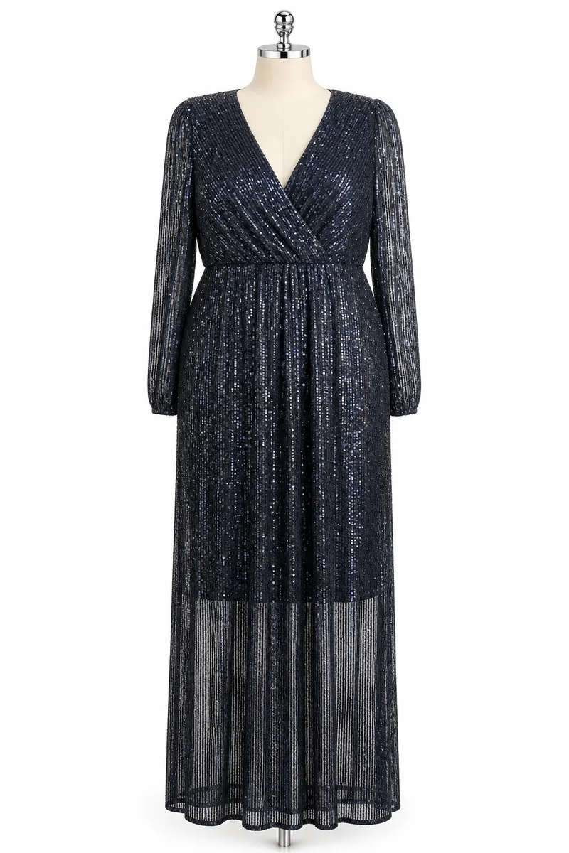 Lure Sequin Maxi Dress — view 1