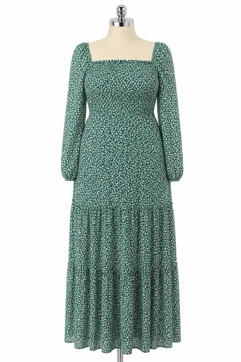 Digital Print Maxi Dress — view 1