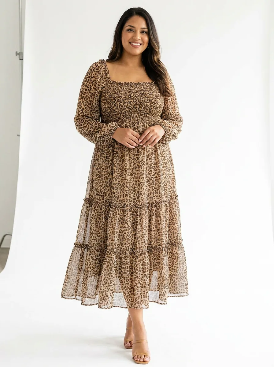 Chiffon Digital Print Maxi Dress — view 2
