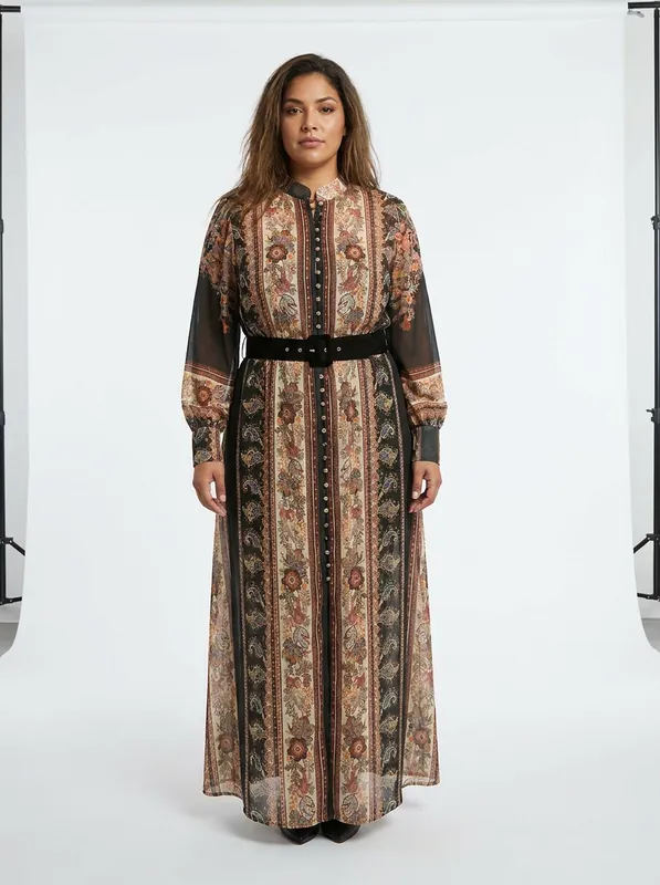 Evie Maxi Shirt Dress