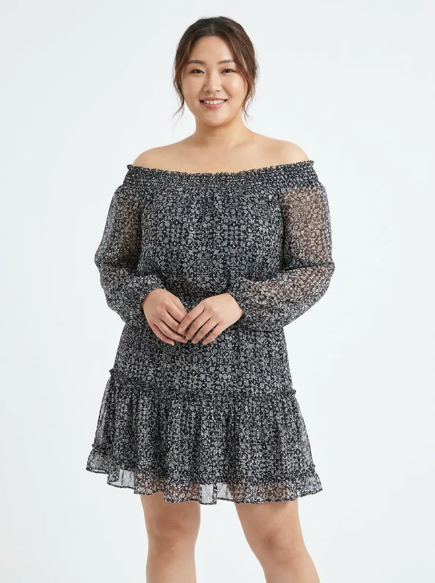 Chiffon Digital Print Maxi Dress — view 2