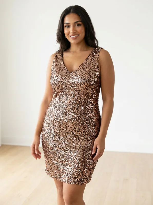 Sequin Mini Dress