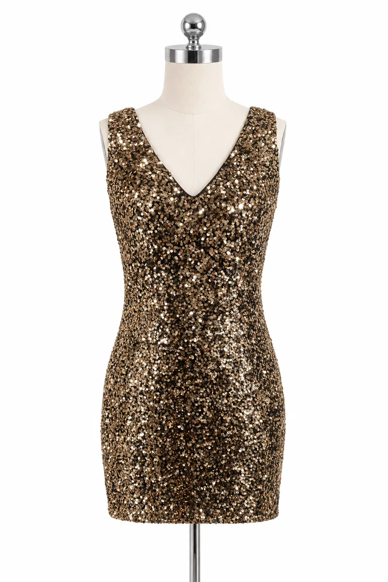 Sequin Mini Dress — view 1