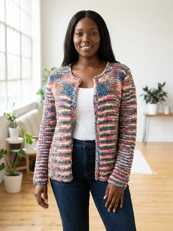 Loop Yarn Cardigan