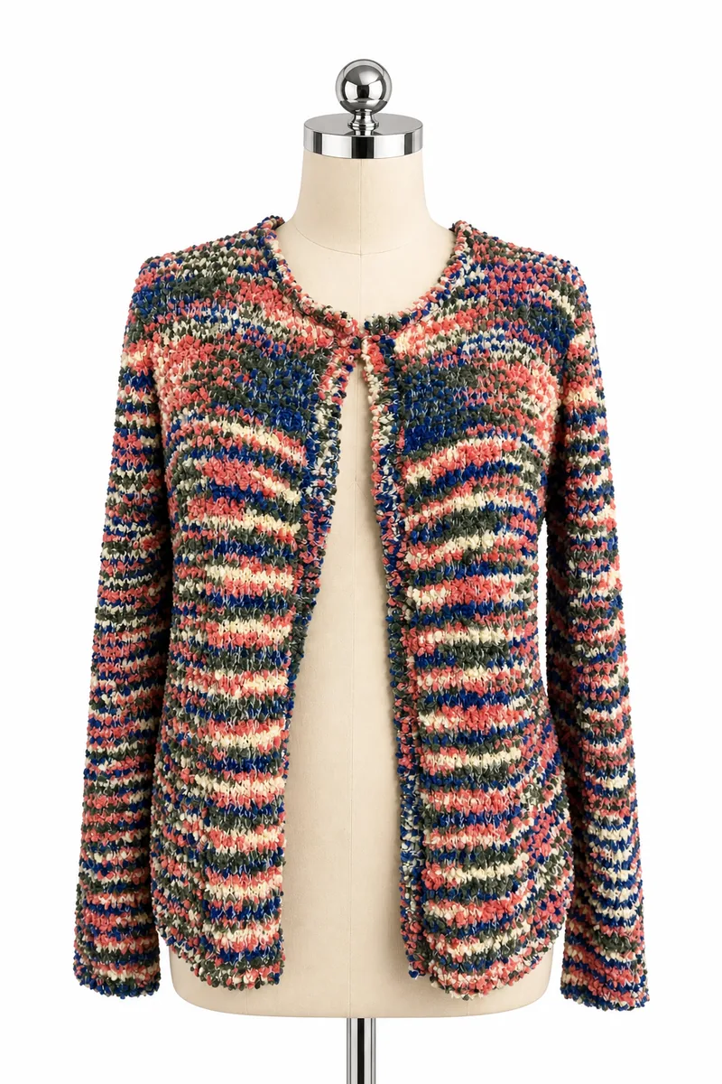 Loop Yarn Cardigan — view 1