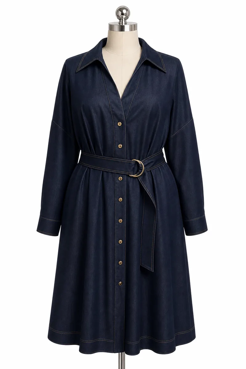 Juni Denim Dress — view 1