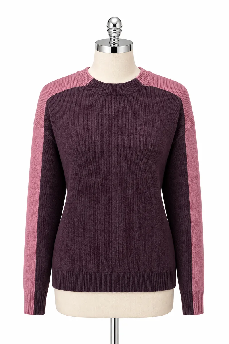 Pink/burgundy Two Tone Sweater — view 1