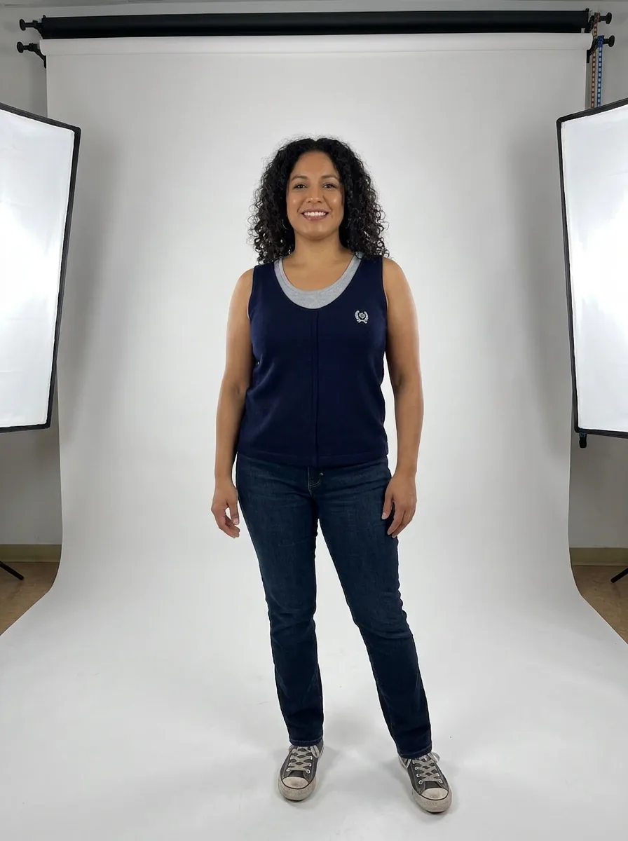 Navy Tank Top — view 2